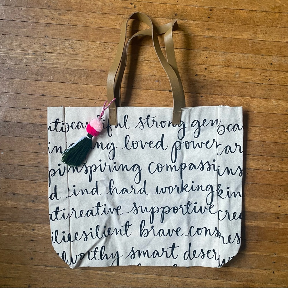 Eco Inspirational Canvas Bag